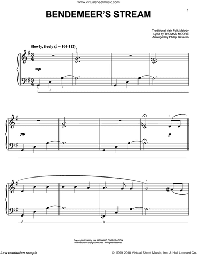 Bendemeer's Stream (arr. Phillip Keveren)