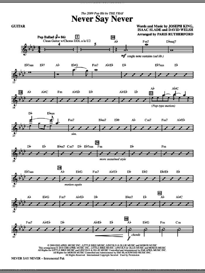 Never Say Never (complete set of parts)