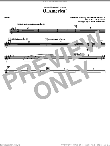 O, America (complete set of parts)