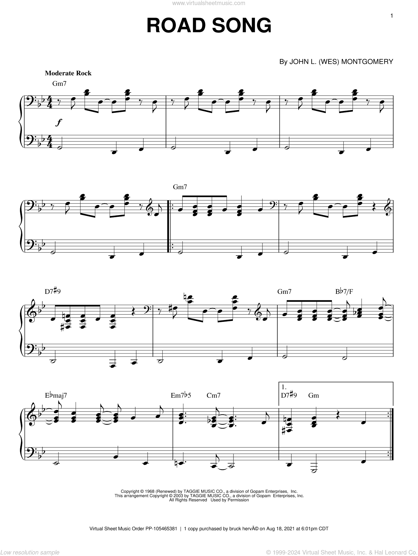 Road Song