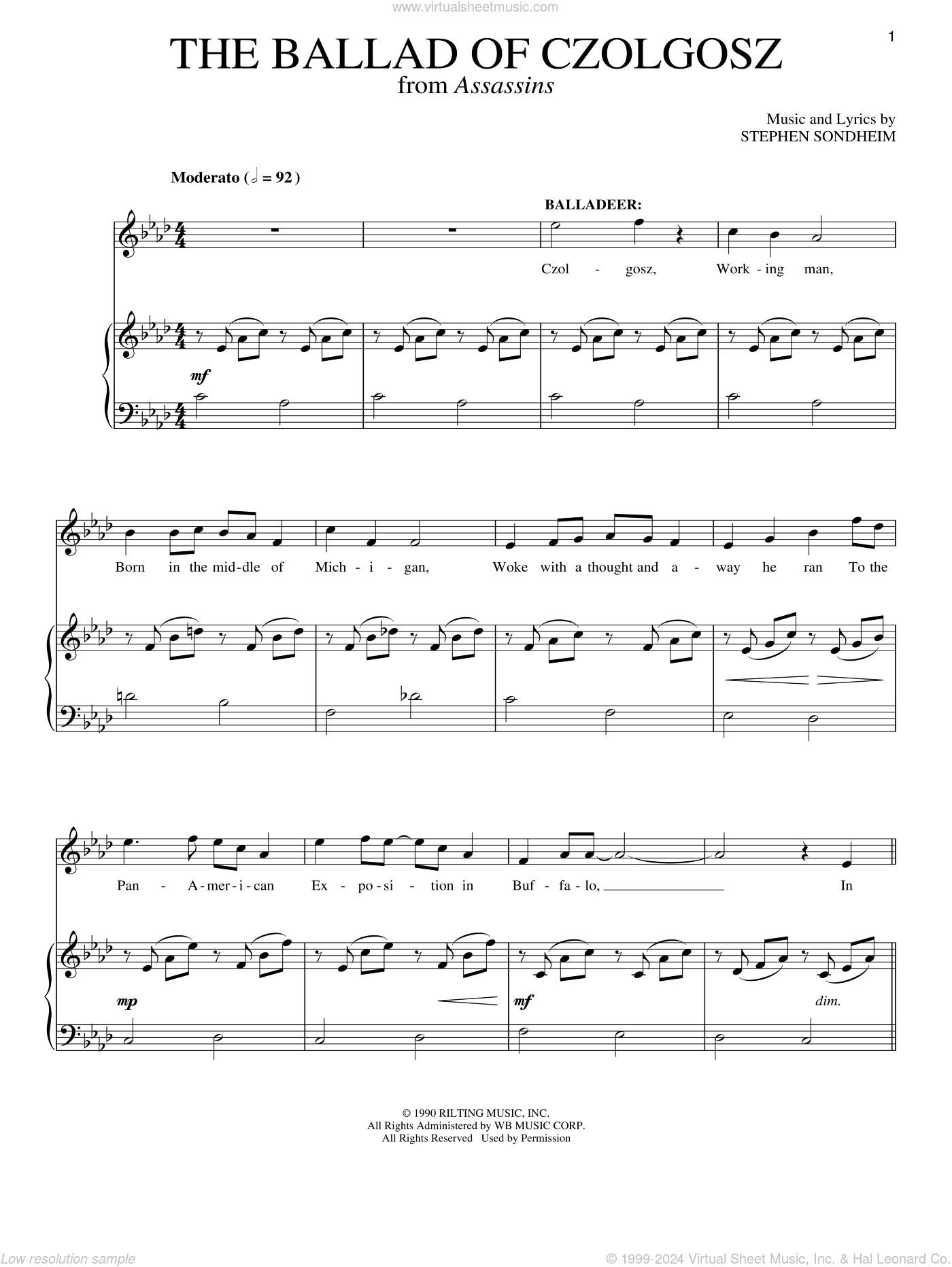 The Ballad Of Czolgosz (Part I)