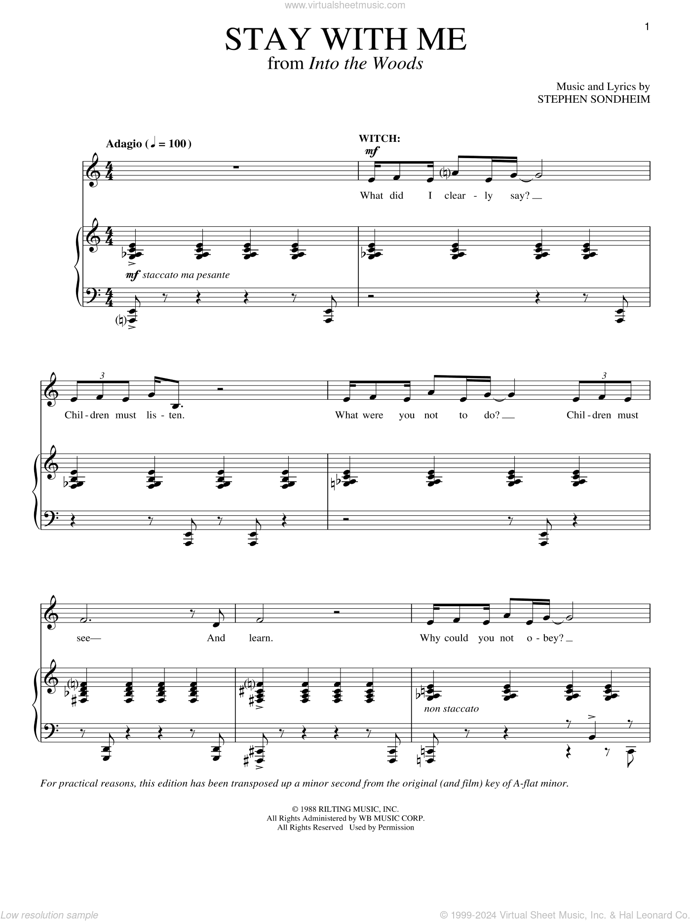 Stay With Me (from Into The Woods)