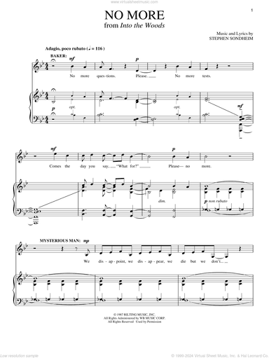 No More (from Into The Woods)