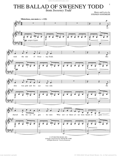 The Ballad Of Sweeney Todd