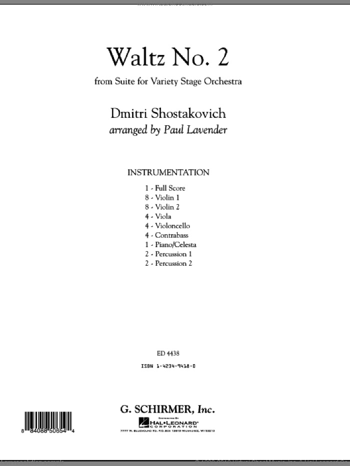 Waltz No. 2 (COMPLETE)
