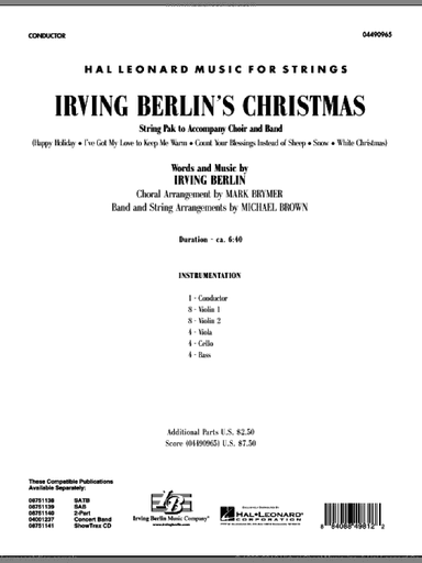 Irving Berlin's Christmas (Medley) (COMPLETE)