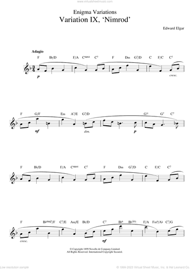 Nimrod (from Enigma Variations Op.36)