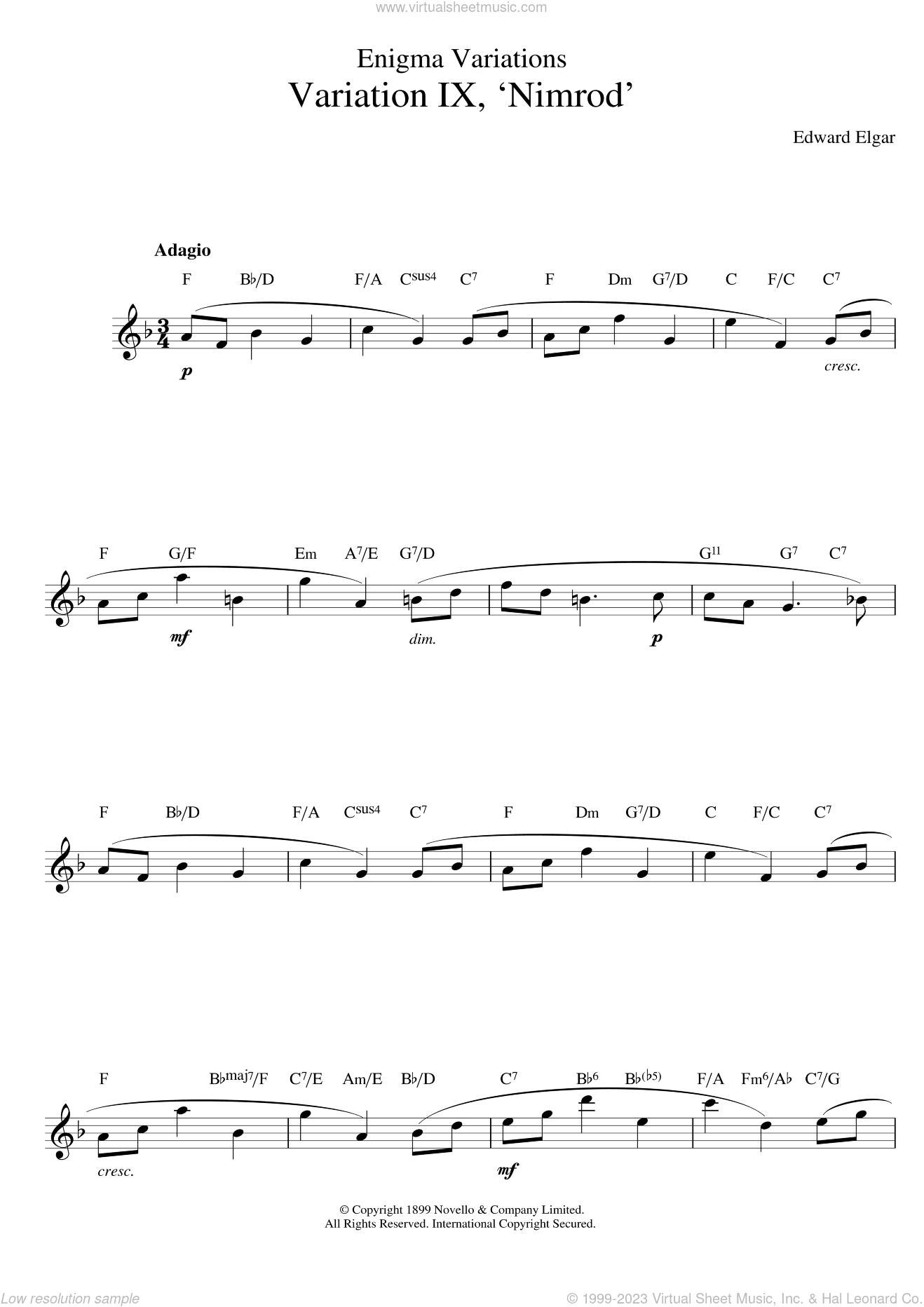 Nimrod (from Enigma Variations Op.36)