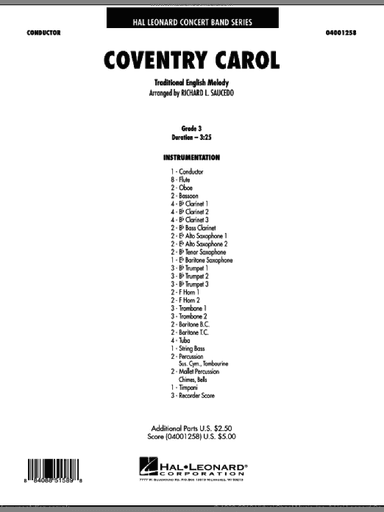 Coventry Carol (COMPLETE)