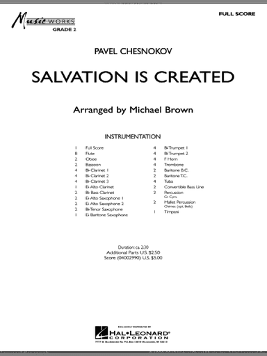 Salvation Is Created (COMPLETE)