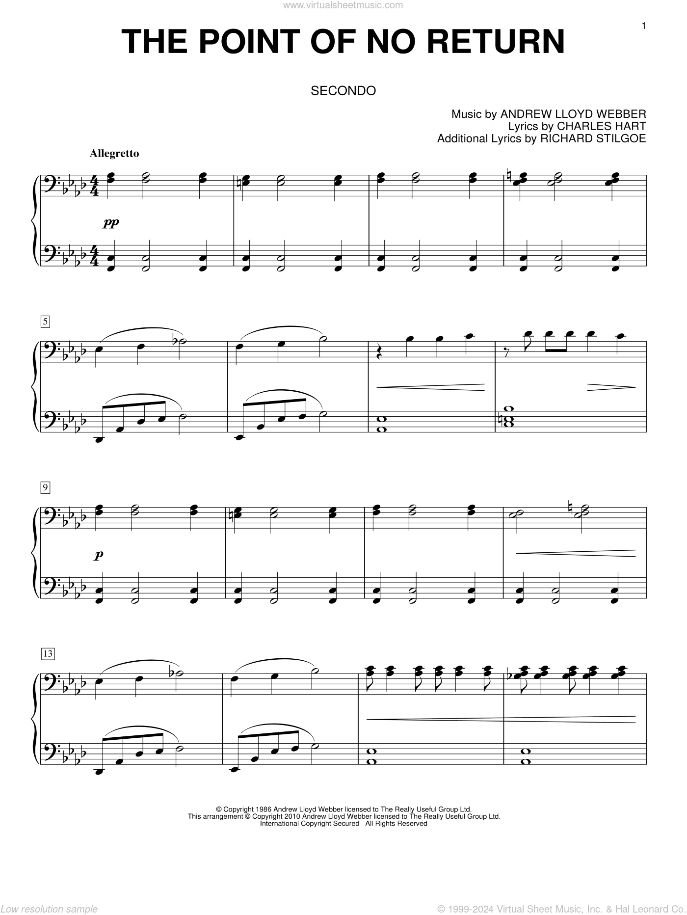 The Point Of No Return (from The Phantom Of The Opera)