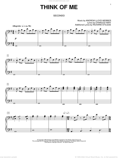 Think Of Me (from The Phantom Of The Opera)