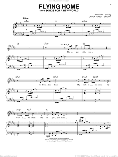 Flying Home (from Songs for a New World)