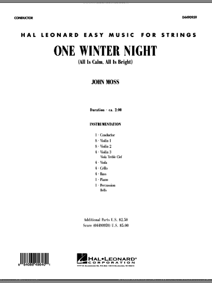 One Winter Night (All Is Calm, All Is Bright)