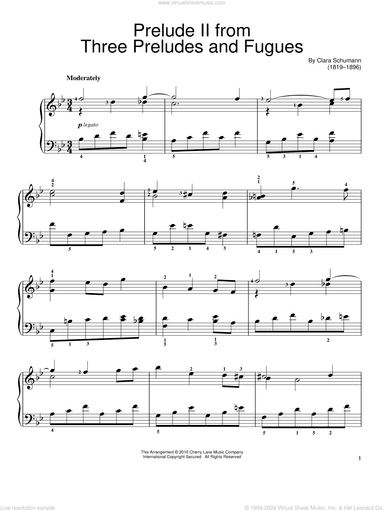 Prelude II, (easy)