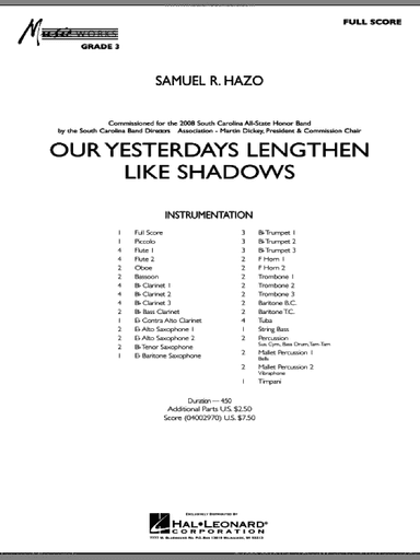 Our Yesterdays Lengthen Like Shadows (COMPLETE)