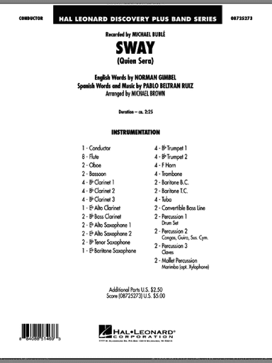 Sway (Quien Sera) (COMPLETE)