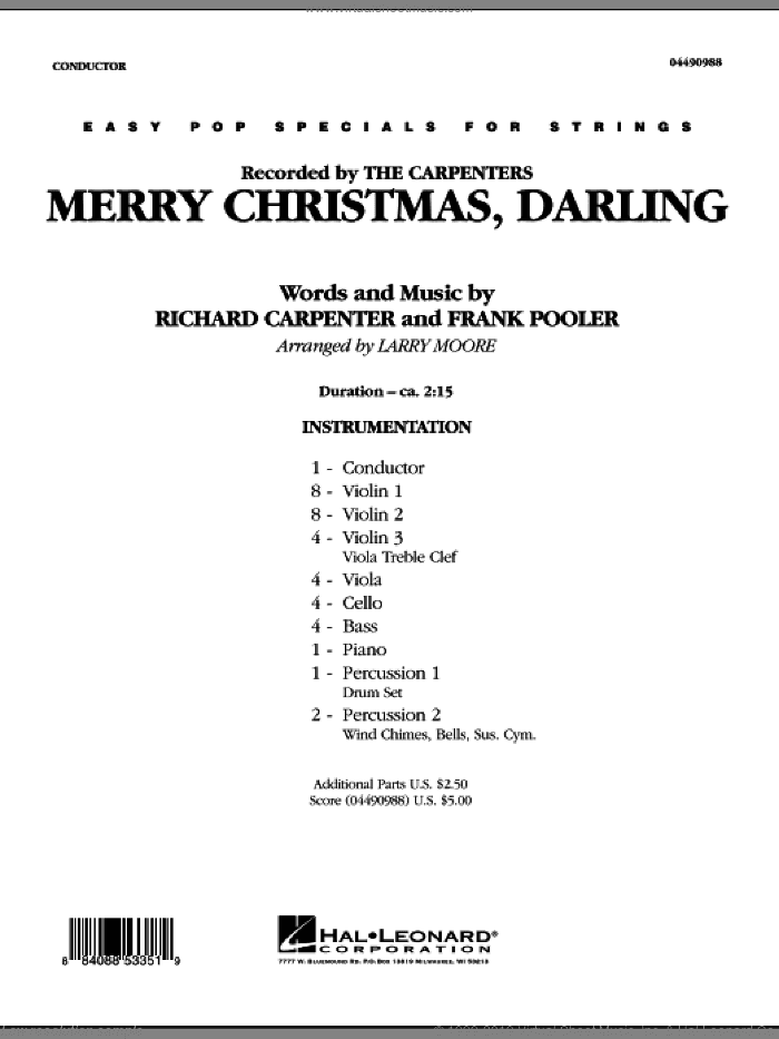 Merry Christmas, Darling (COMPLETE)