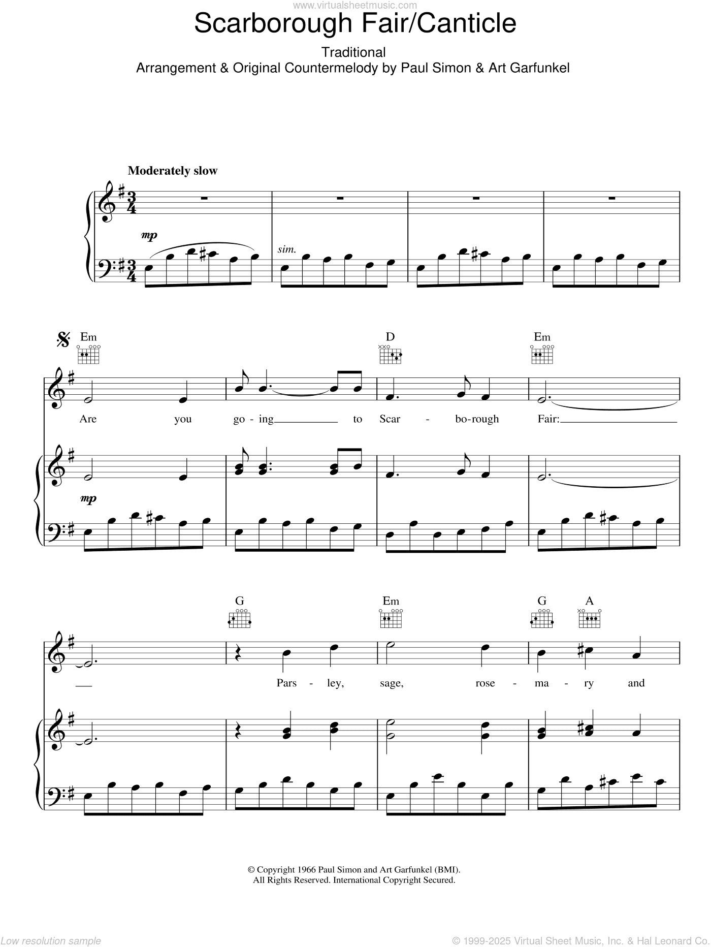 Scarborough Fair / Canticle