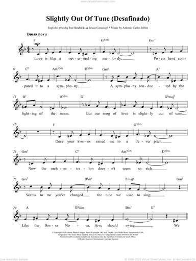 Slightly Out Of Tune