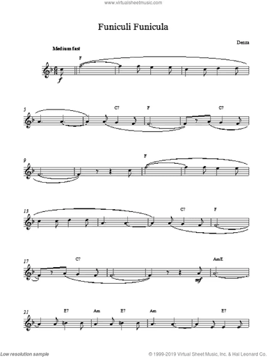 Funiculi Funicula (Top Line)