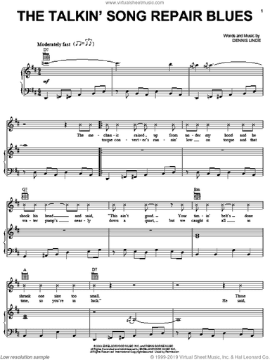 The Talkin' Song Repair Blues
