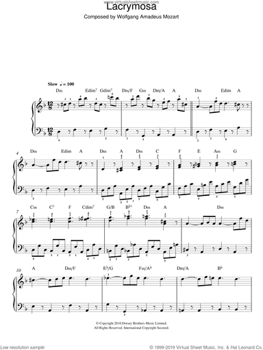 Lacrymosa (from Requiem Mass)