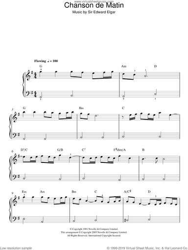 Chanson De Matin Op. 15, No. 2