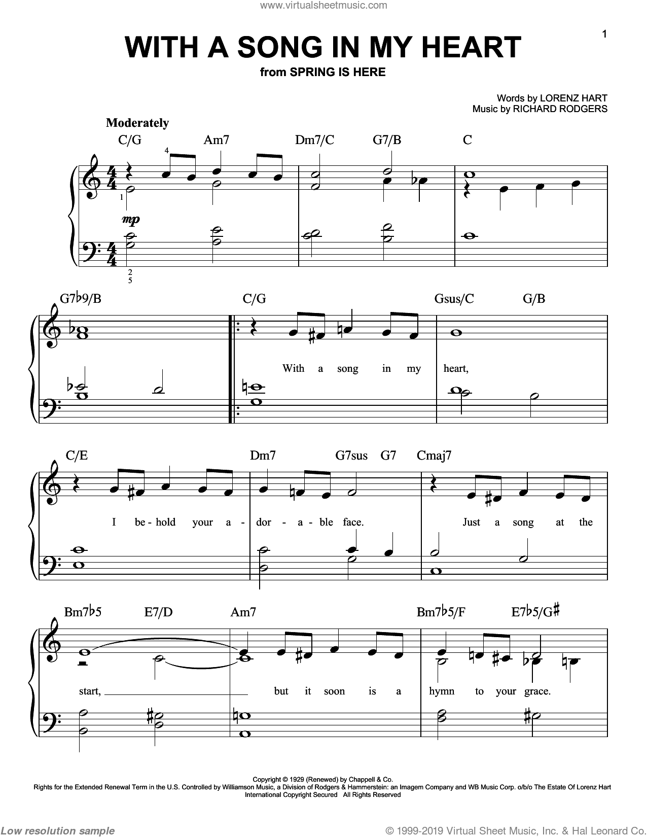 With A Song In My Heart