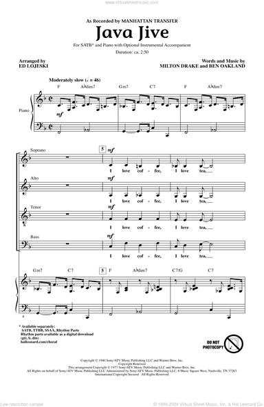 Java Jive (arr. Ed Lojeski)
