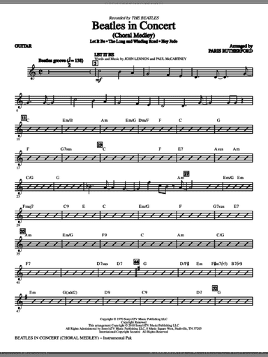 Beatles In Concert (Medley) (complete set of parts)