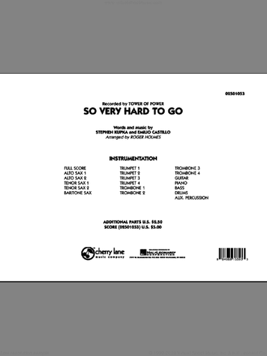 So Very Hard To Go (COMPLETE)