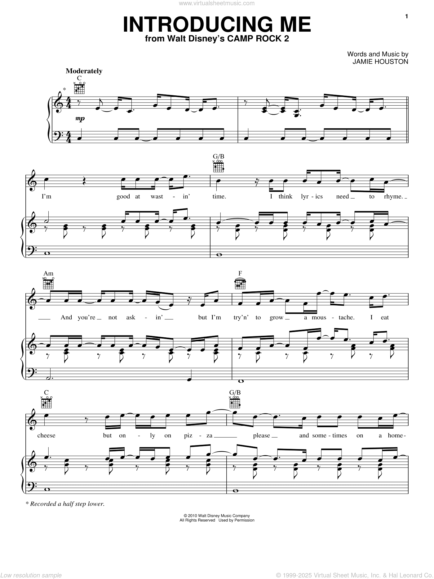 Introducing Me (from Camp Rock 2)