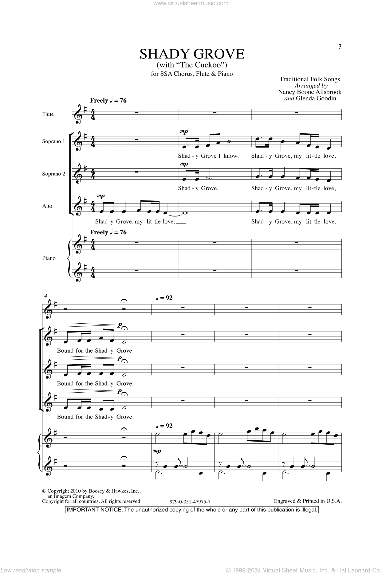 Shady Grove (with The Cuckoo)