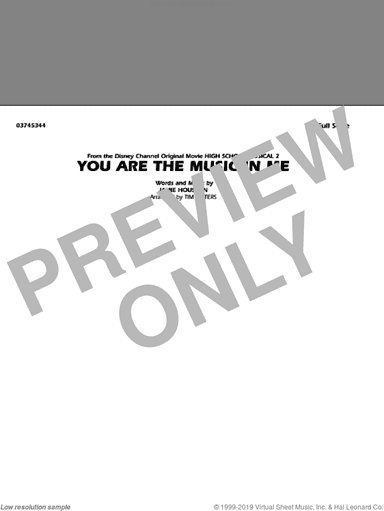 You Are the Music In Me (from High School Musical 2)