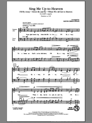 Sing Me Up To Heaven (Medley)