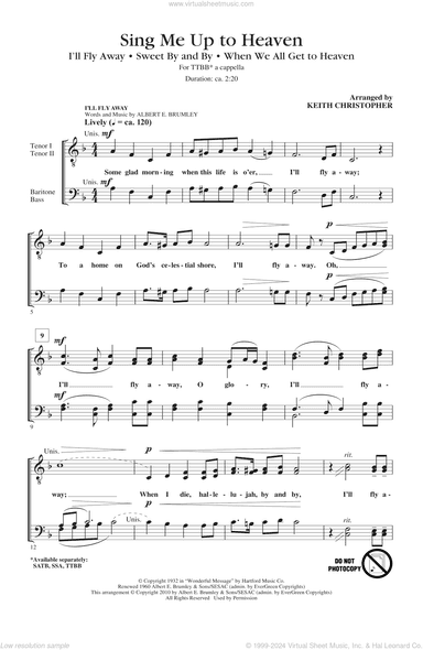 Sing Me Up To Heaven (Medley)