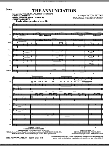 The Annunciation (incorporating Gabriel's Oboe)