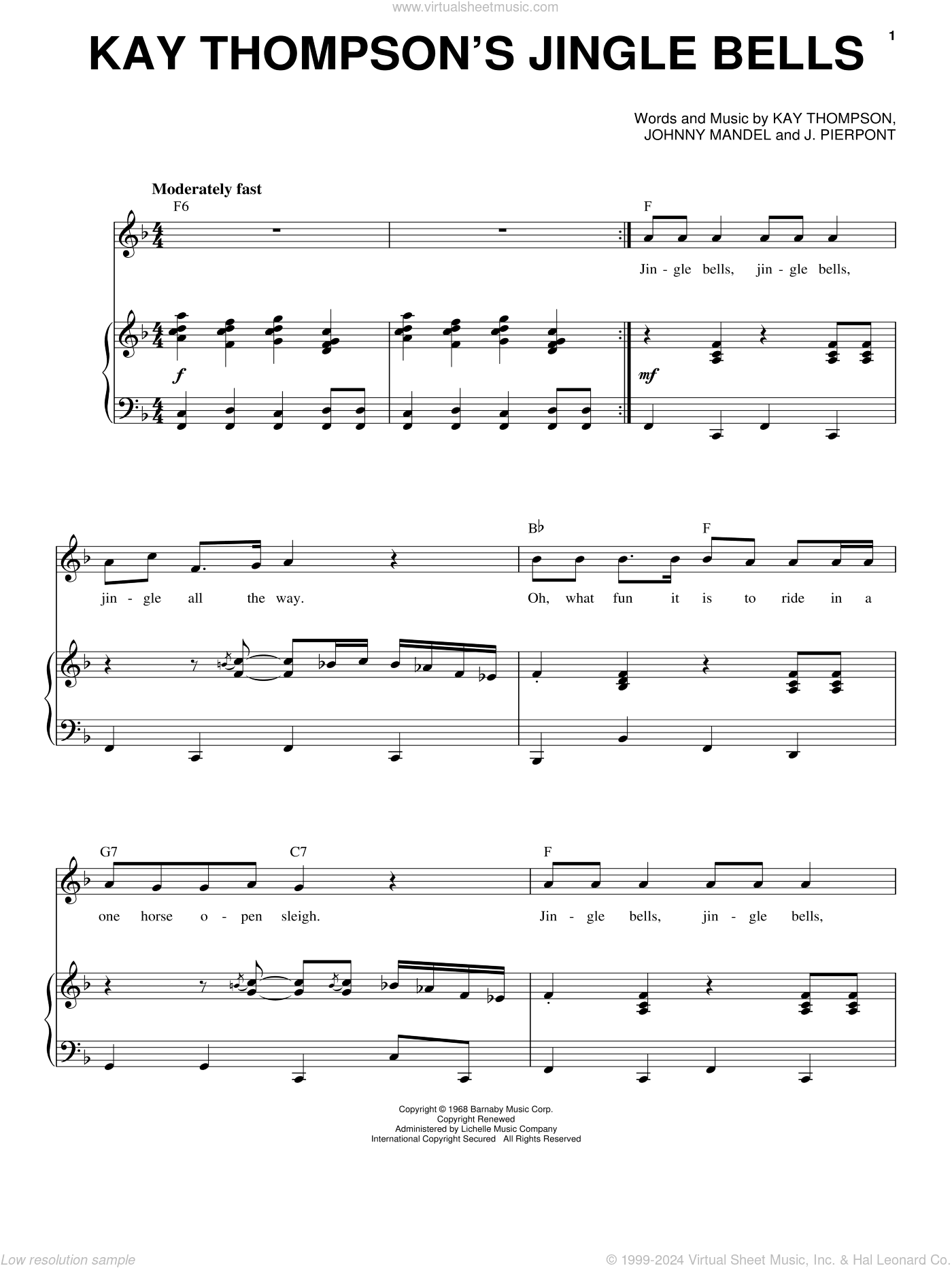 Kay Thompson's Jingle Bells