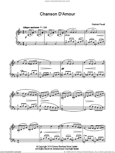 Chanson D'Amour