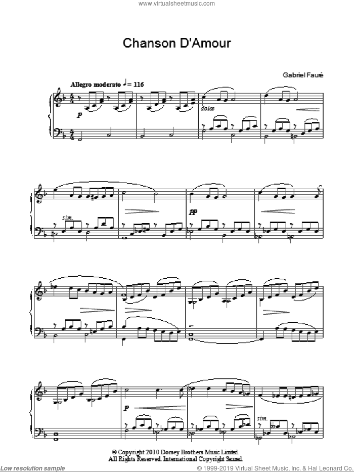 Chanson D'Amour