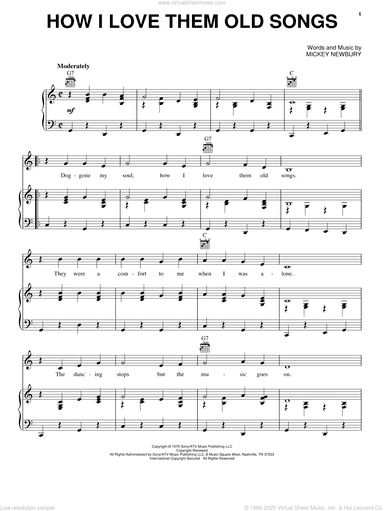 How I Love Them Old Songs