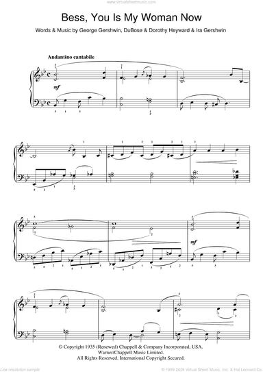 Bess, You Is My Woman Now (from Porgy And Bess)