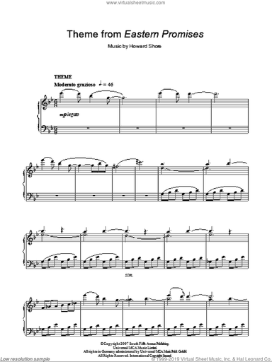Theme from Eastern Promises