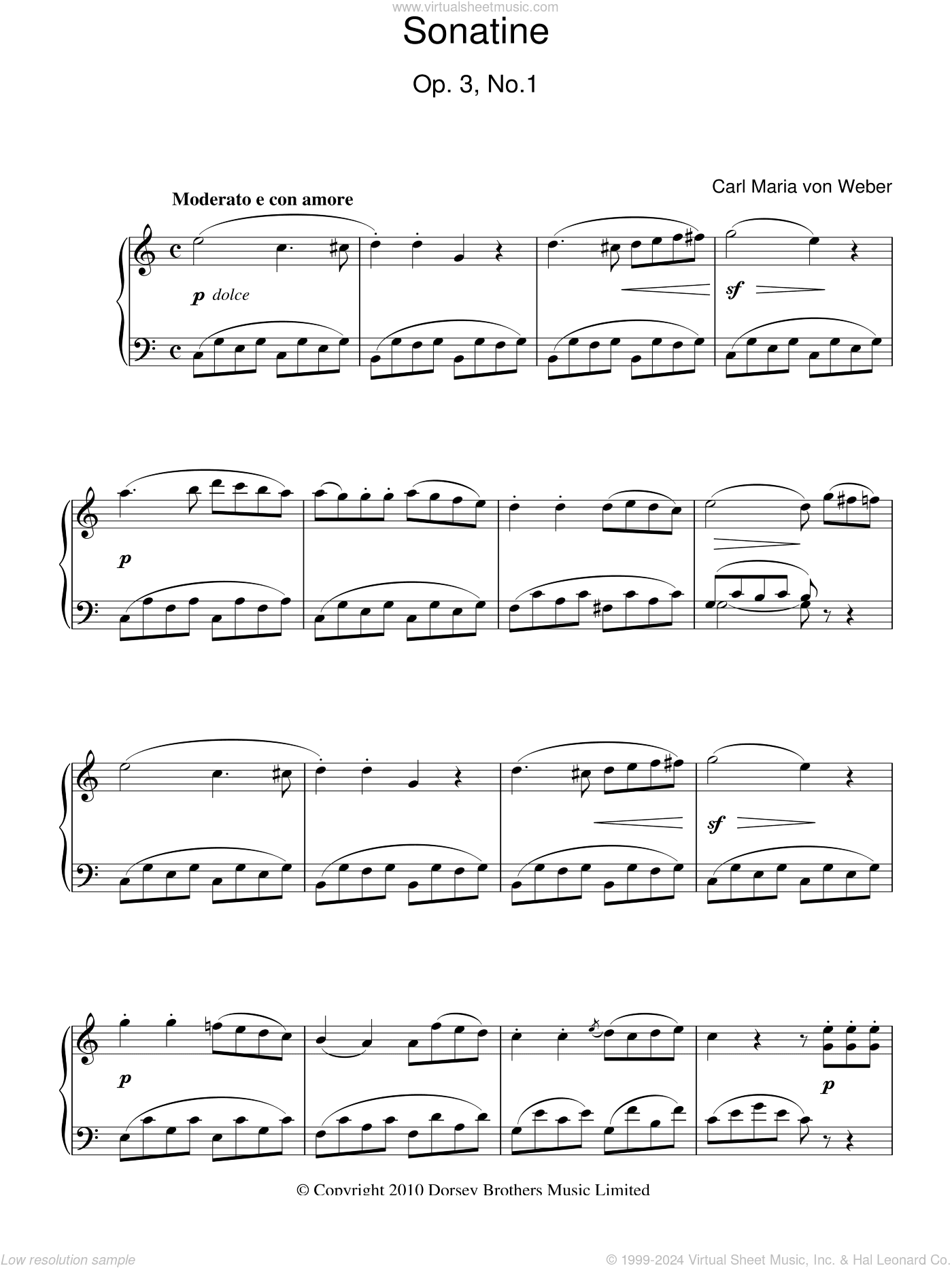 Sonatine, Op. 3, No. 1