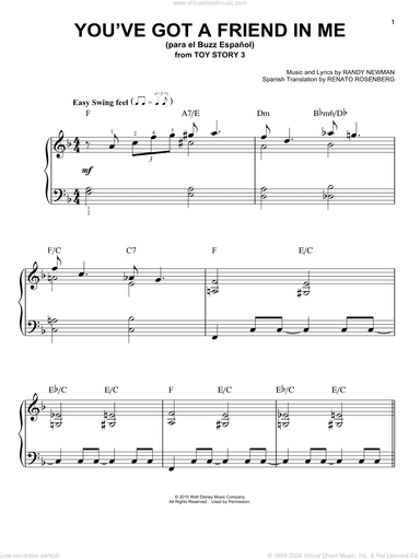 You've Got a Friend in Me (para el Buzz Espanol) (from Toy Story 3)