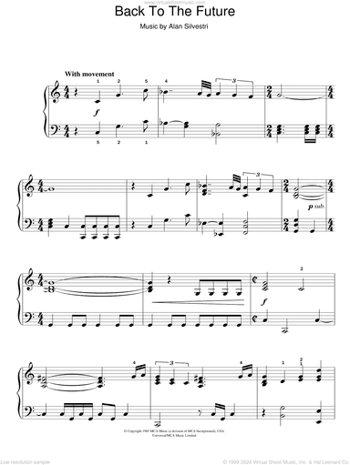 Back To The Future (Theme), (easy) (Theme)