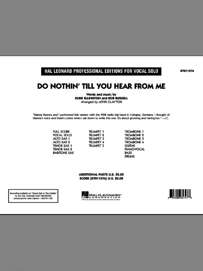 Do Nothin' Till You Hear From Me (COMPLETE)