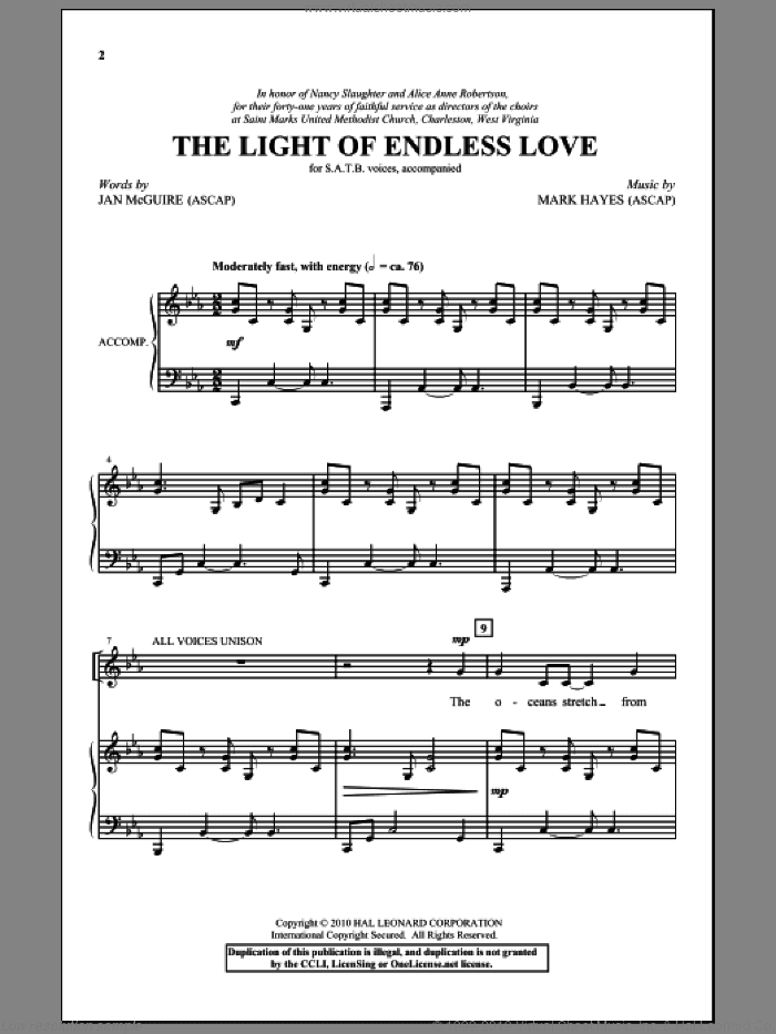 The Light Of Endless Love