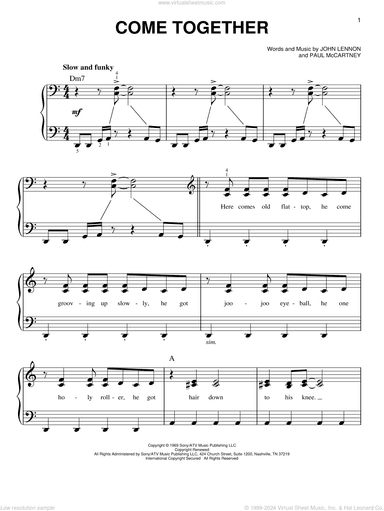 Come Together, (beginner)